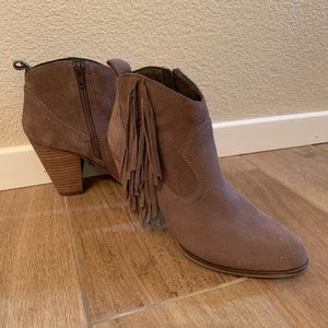 Steve Madden Fringe Ankle Boots